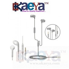 OkaeYa Earphone In-ear Headphones Noise Cancelling Headsets With In Ear Earphone WIth Mic Heavy Bass And Music Equalizer